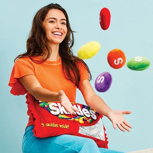 SKITTLES PACKAGING FLEECE PLUSH