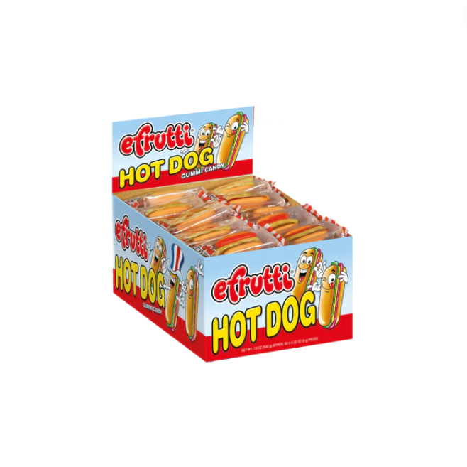 EFRUTTI MINI HOT DOG 60 UNITÉS/9G