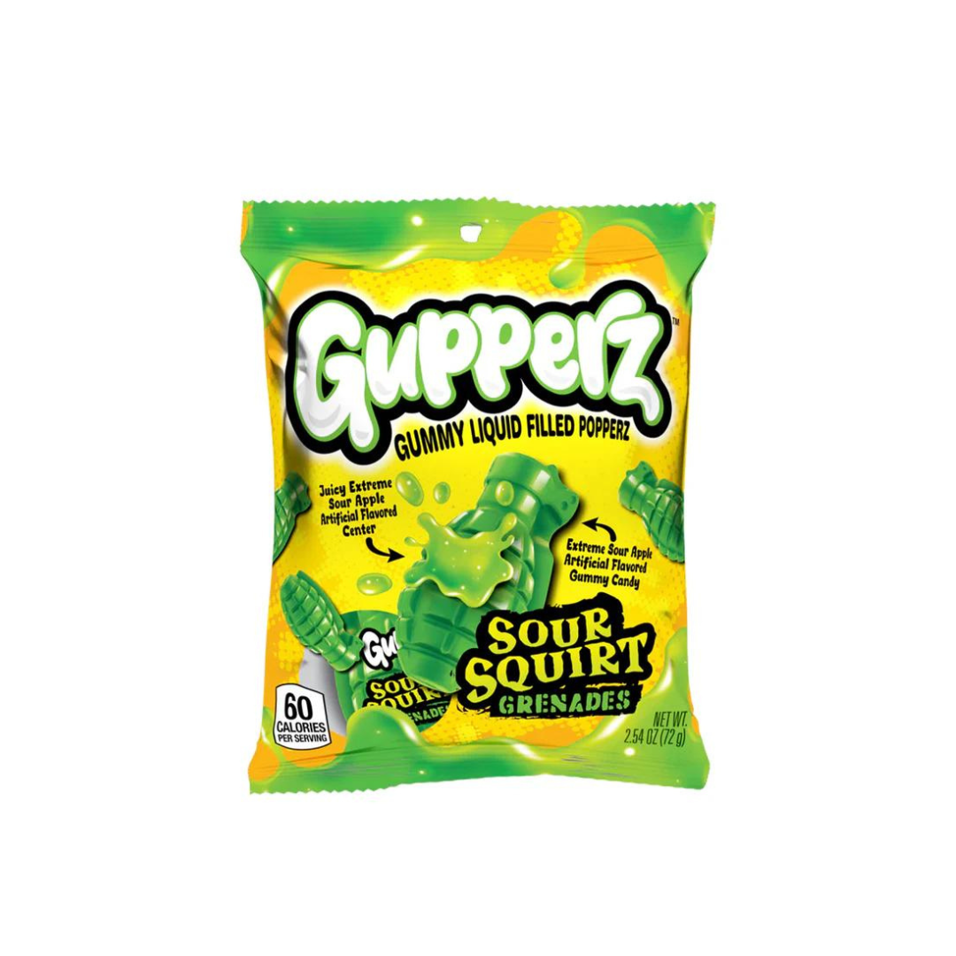 GUPPERZ SOUR SQUIRT GRENADES 72G