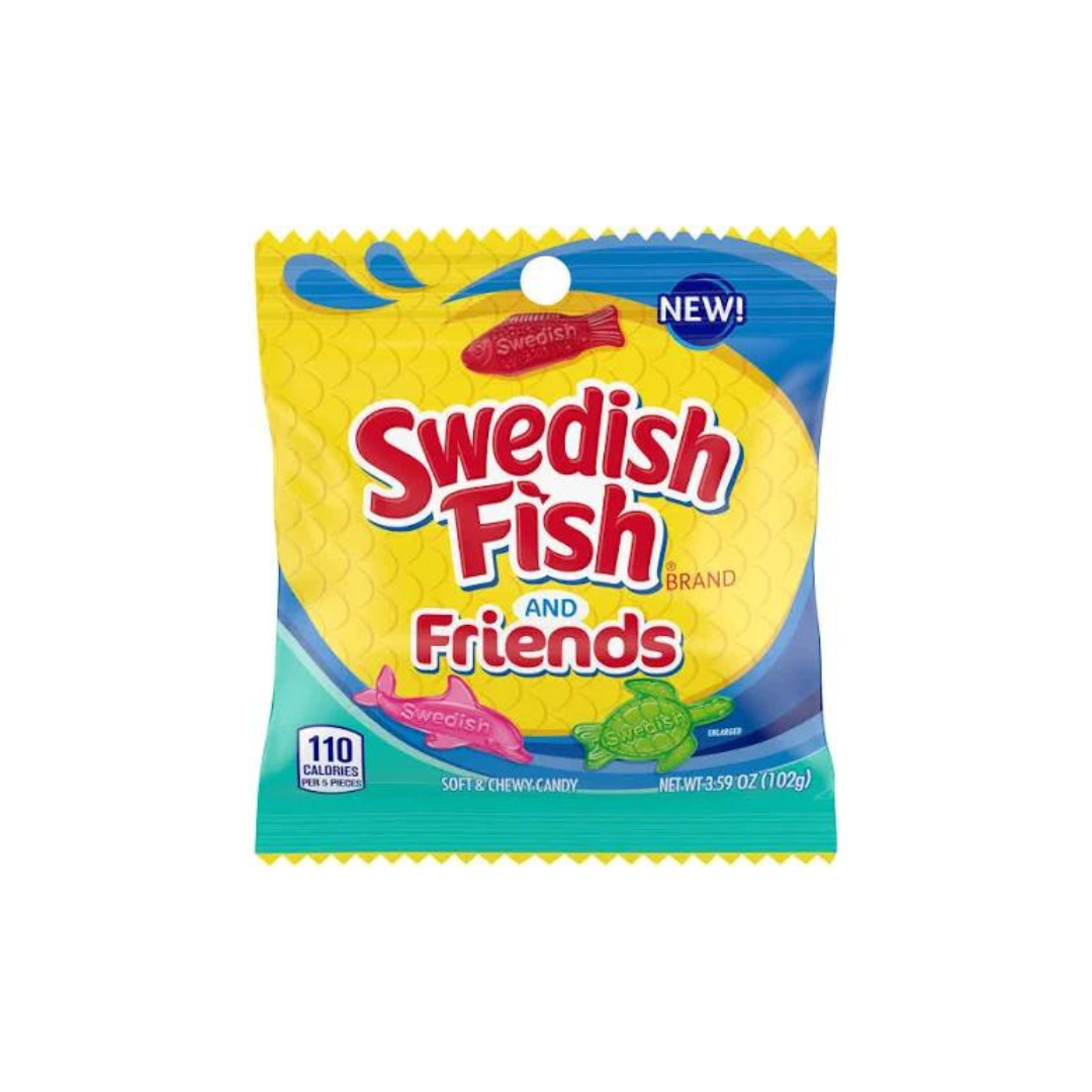 SWEDISH FISH AND FRIENDS 102G