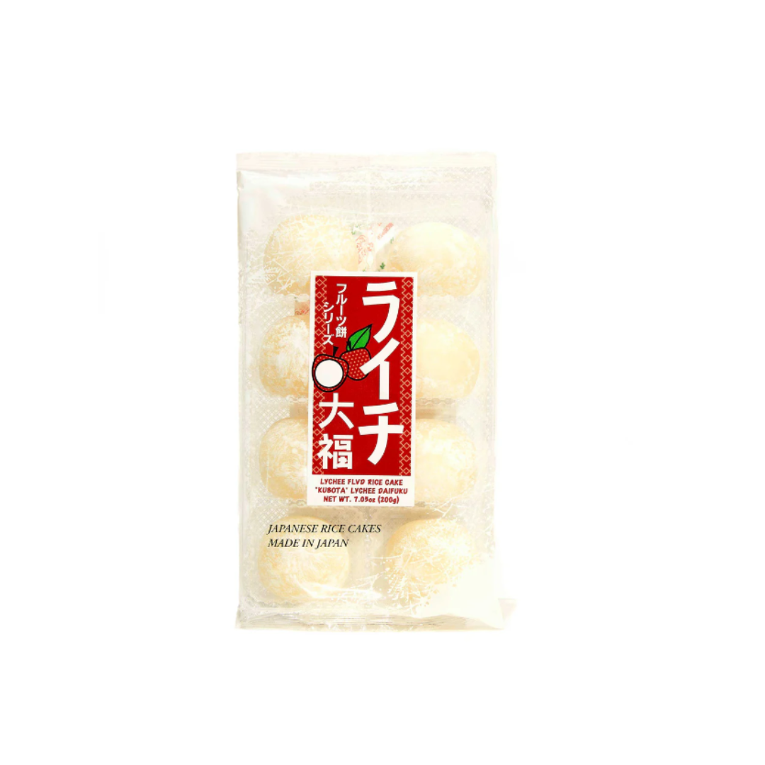 KUBOTA RICE CAKE MOCHI LYCHEE 200 G