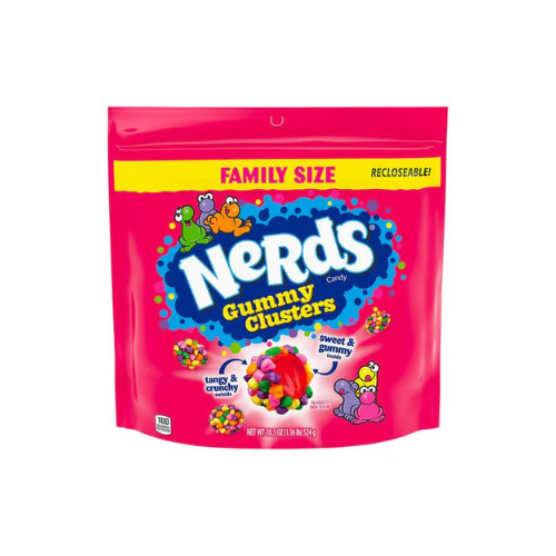 NERDS GUMMY CLUSTERS FAMILY SIZE 524G