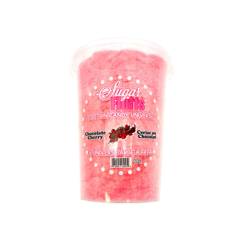 BARBE À PAPA CERISE AU CHOCOLAT 60G