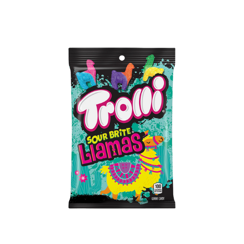 TROLLI SOUR BRITE TROPICAL LLAMAS