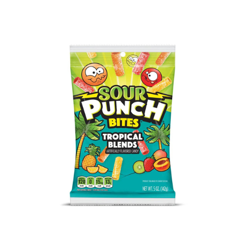 SOUR PUNCH BITES TROPICAL