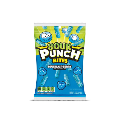 SOUR PUNCH BITES BLUE RAPS
