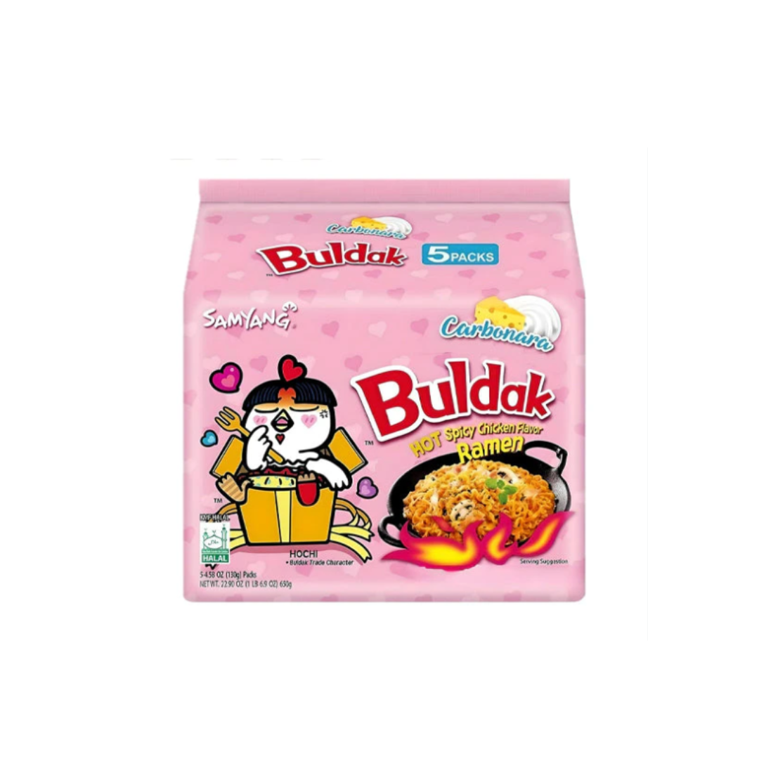 SAMYANG BULDAK RAMEN CARBONARA (130G X 5)