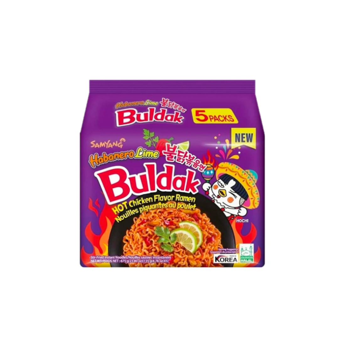 SAMYANG BULDAK RAMEN HABANERO LIME 5 PACKS