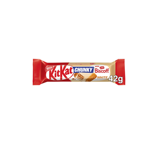 KIA KAT WHITE CHUNKY BISCOFF 42G