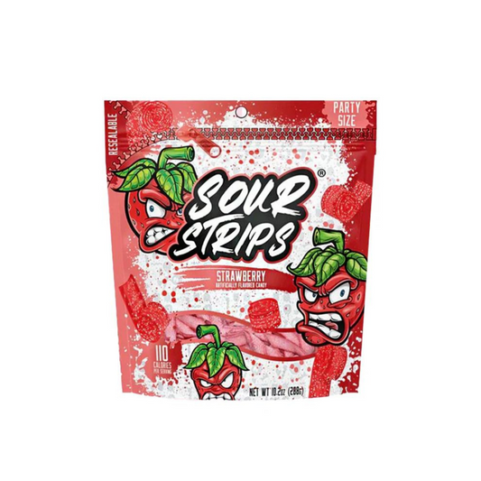 SOUR STRIPS STRABERRY PARTY PACK 288G