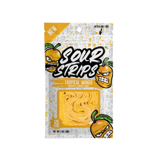 SOUR STRIPS TROPICAL MANGO 96G