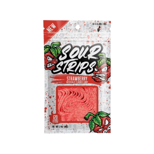 SOUR STRIPS STRAWBERRY 96G