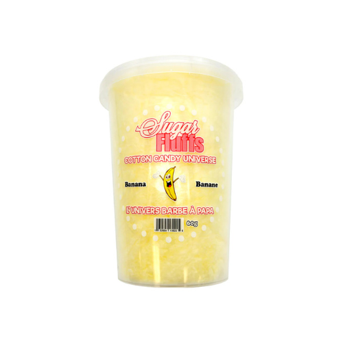 BARBE À PAPA BANANE 60G