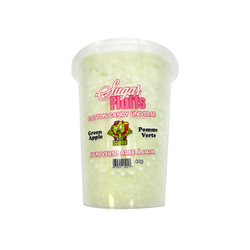 BARBE À PAPA POMME VERTE 60G