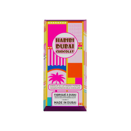 HABIBI DUBAI CHOCOLATE - KUNAFA PISTACHIO CHOCOLAT AU LAIT 200G