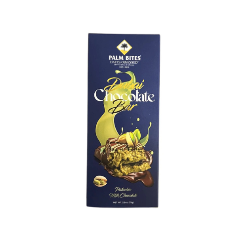 DUBAI KNAFEH PISTACHIO CHOCOLATE BAR 75G