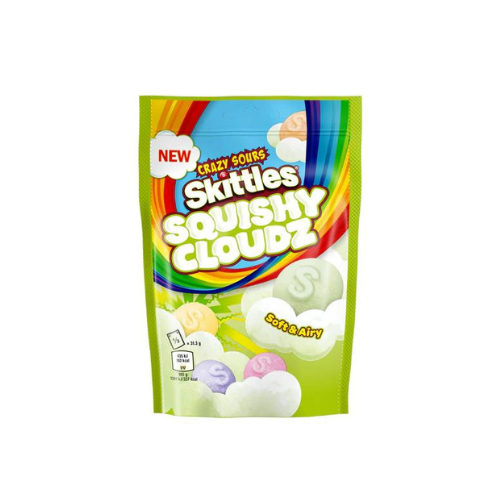 SKITTLES SQUISHY CLOUDZ SOUR 94G UK